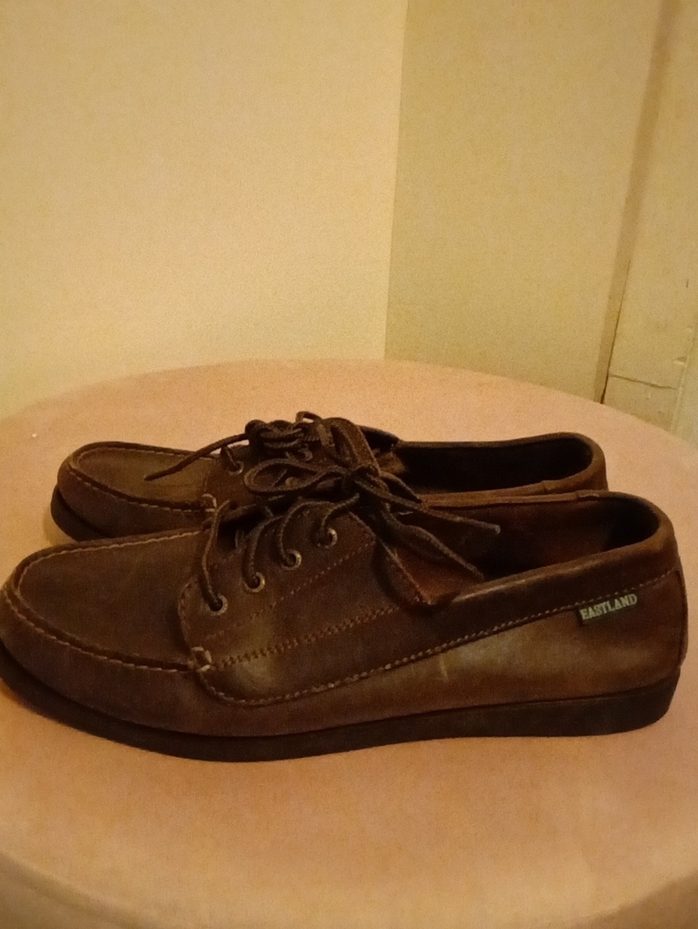 Eastland Brown Leather Camp Moc Shoes